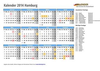 Kalender 2014Hamburg