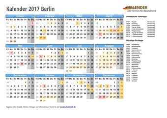Kalender 2017Berlin Kalender 2017Berlin