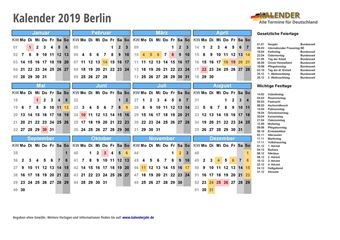Kalender 2019Berlin