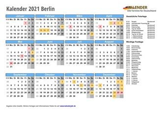 Kalender 2021Berlin