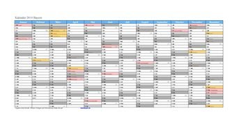 Kalender 2014Bayern