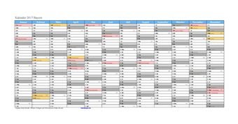 Kalender 2017Bayern Kalender 2017Bayern
