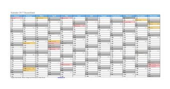 Kalender 2017 Kalender 2017