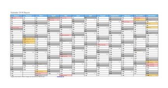 Kalender 2018Bayern Kalender 2018Bayern