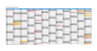 Kalender 2018Saarland Kalender 2018Saarland