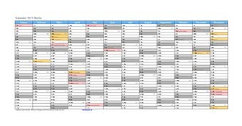 Kalender 2019Berlin