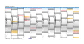 Kalender 2020Berlin