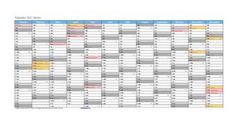 Kalender 2021Berlin