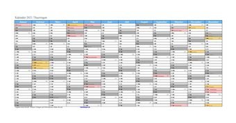 Kalender 2021Thueringen