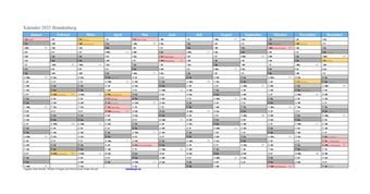 Kalender 2022Brandenburg