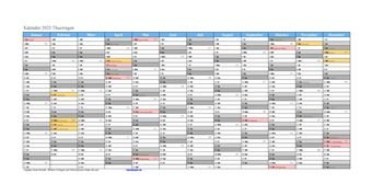 Kalender 2023Thueringen