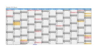 Kalender 2024Bayern
