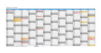 Kalender 2027Berlin